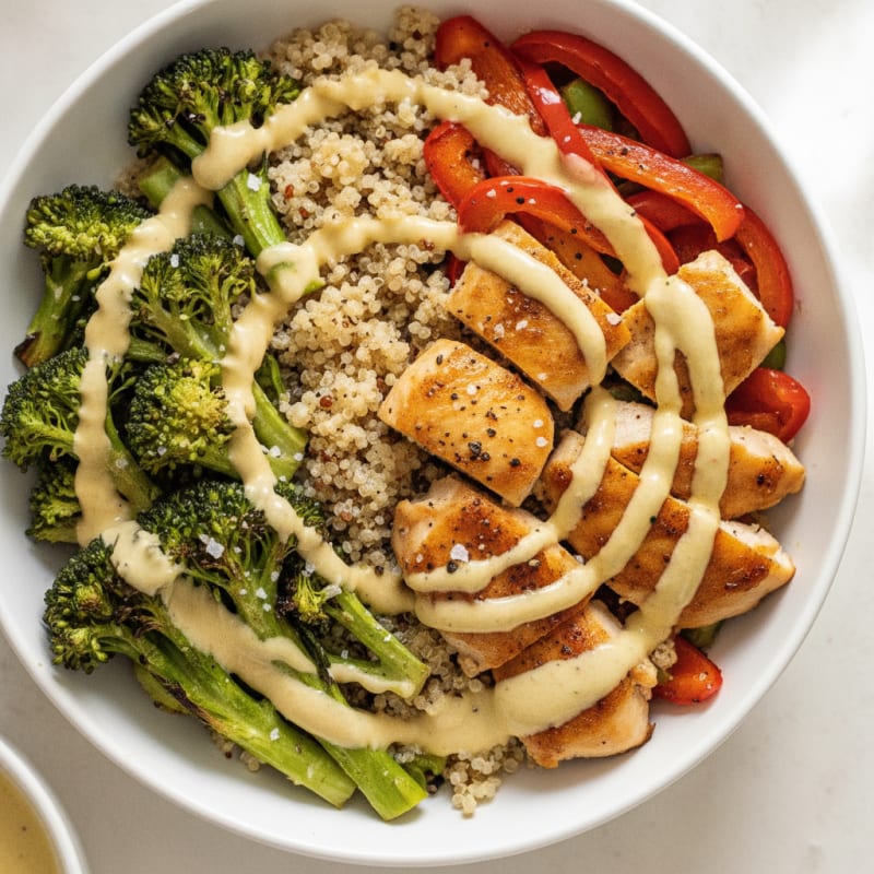 Roasted Vegetable and Grain Bowl