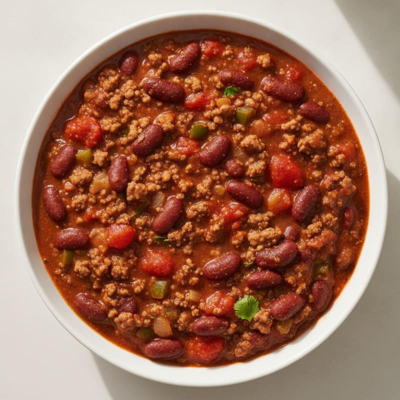 Hearty Beef and Bean Chili