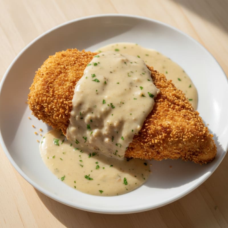Buttermilk Fried Chicken with Creamy Gravy