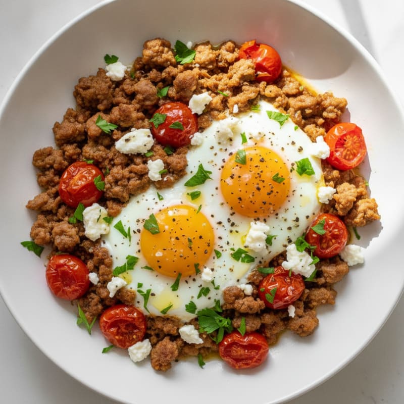 Baked Eggs with Roasted Tomatoes