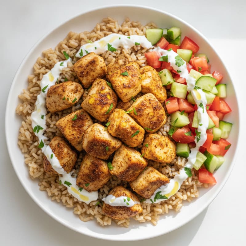 Chicken Shawarma Rice Bowl