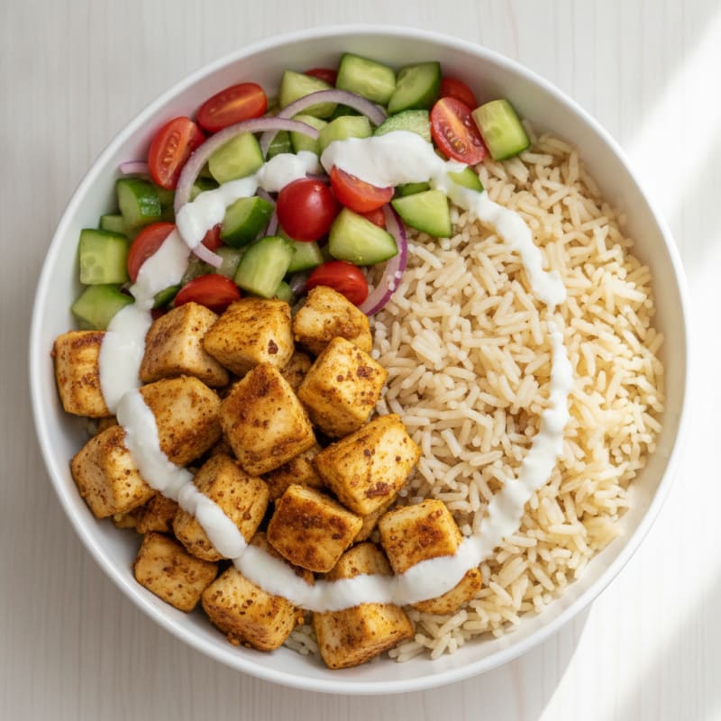 Chicken Shawarma Rice Bowl