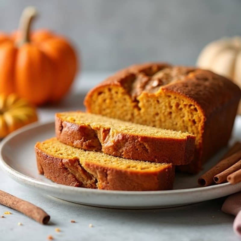 Soft Baked Pumpkin Spice Protein Loaf