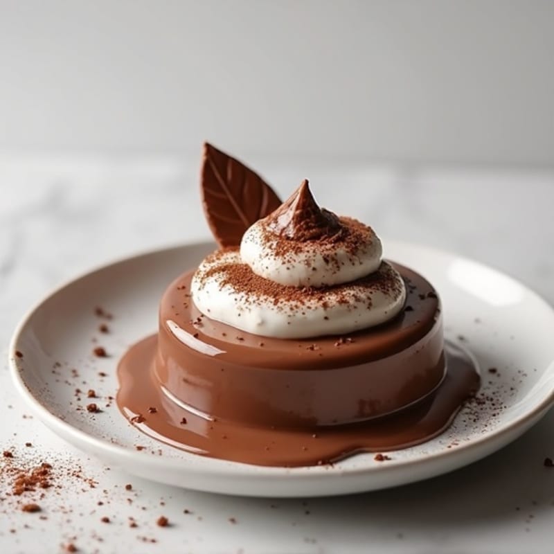 Silky Chocolate Protein Pudding with Greek Yogurt
