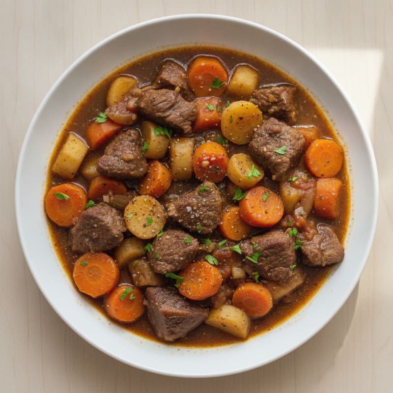 Hearty Beef and Root Vegetable Stew