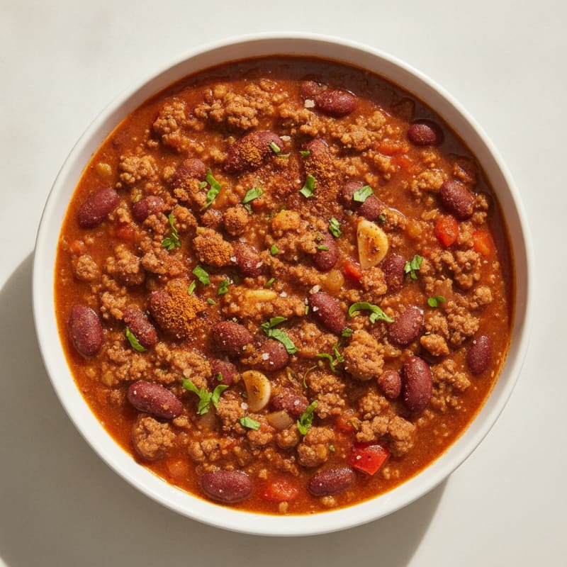 Hearty Beef and Bean Chili