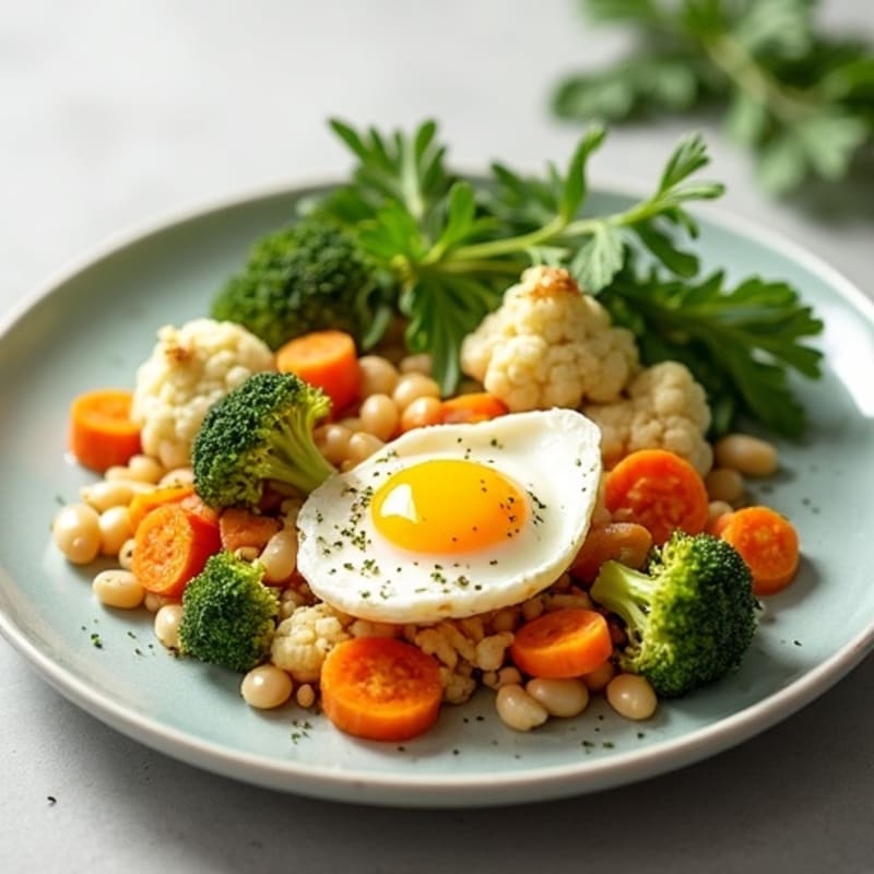 Herb-Baked Cottage Cheese and Carrot Casserole