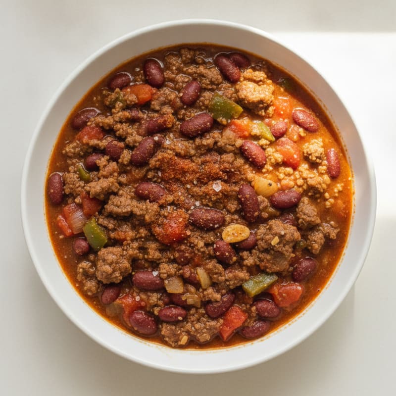 Hearty Beef and Bean Chili