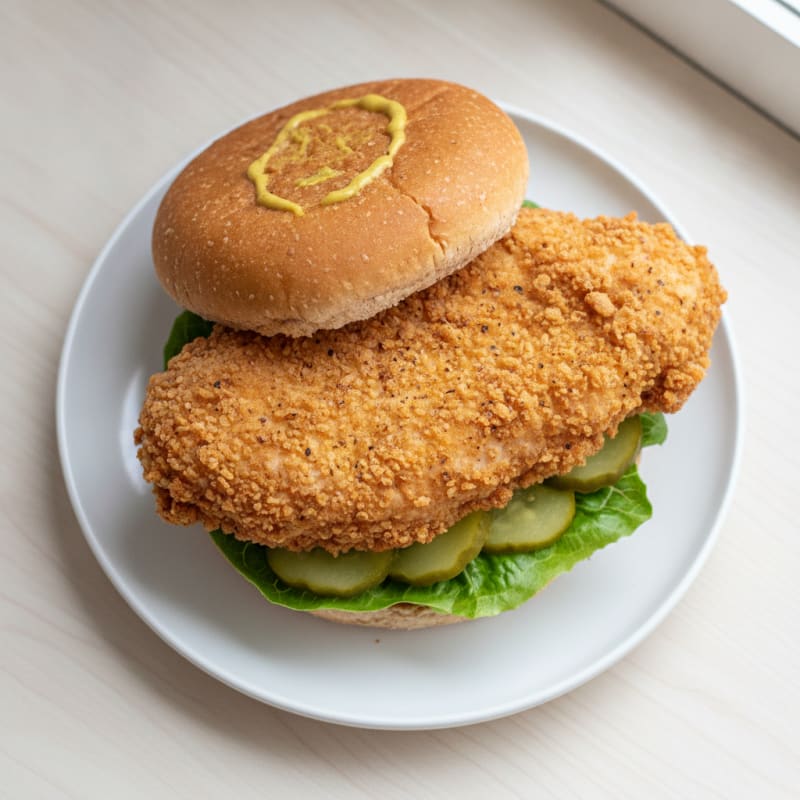 Buttermilk Fried Chicken Sandwich with Pickles