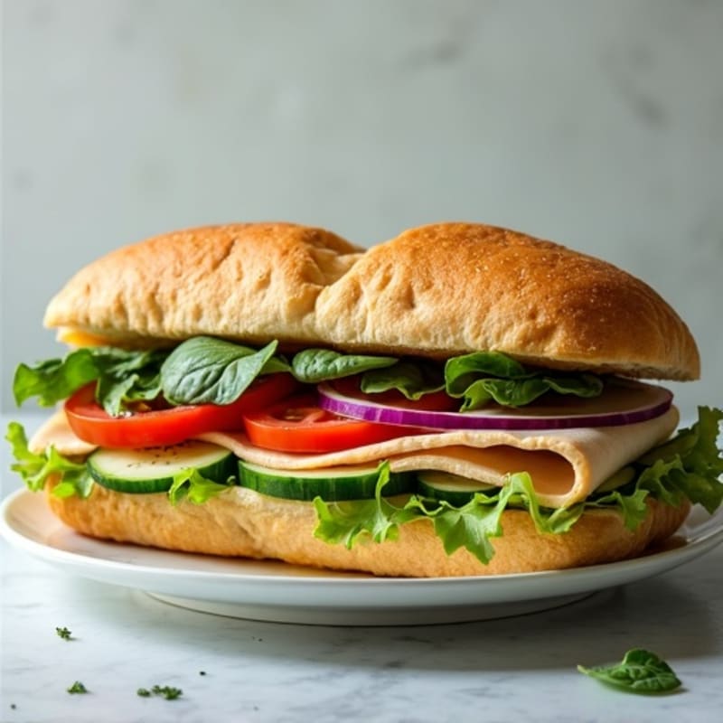 Lean Turkey Italian Sub with Fresh Herbs