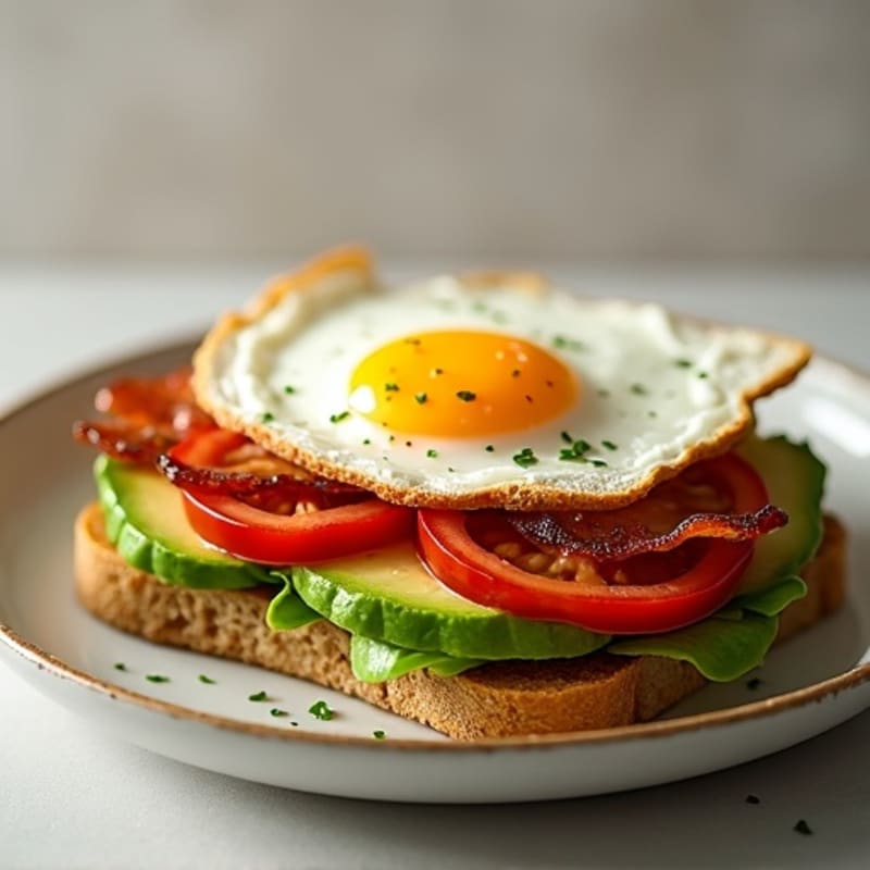 Crispy BLT with Fresh Avocado