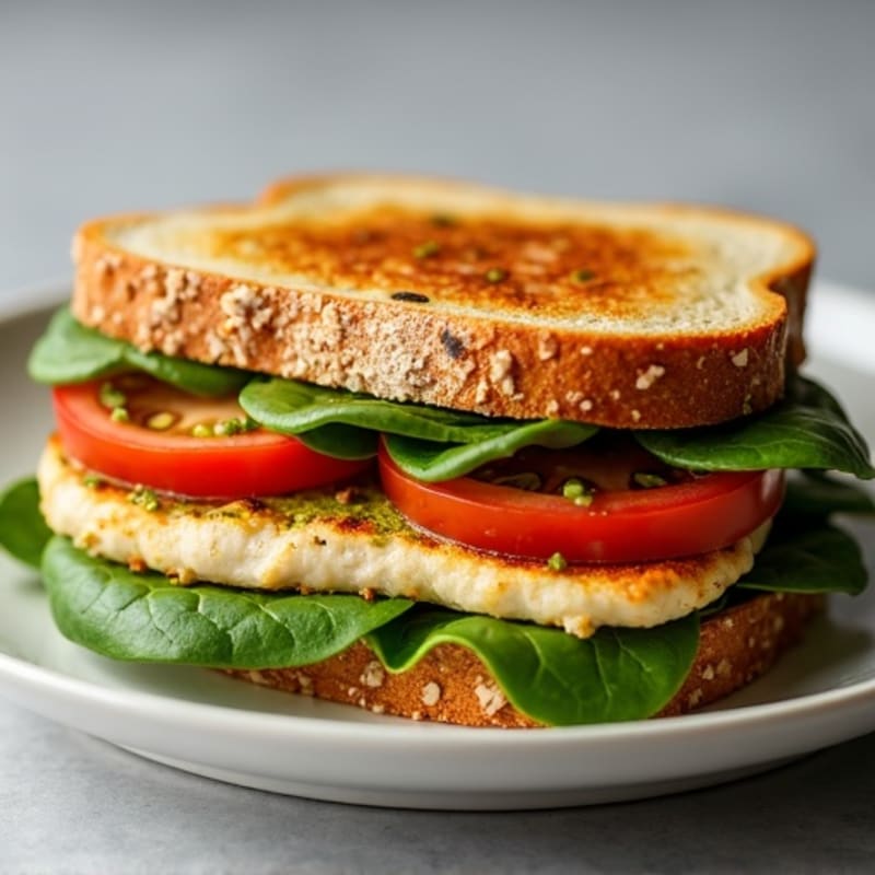 Grilled Chicken Pesto Sandwich