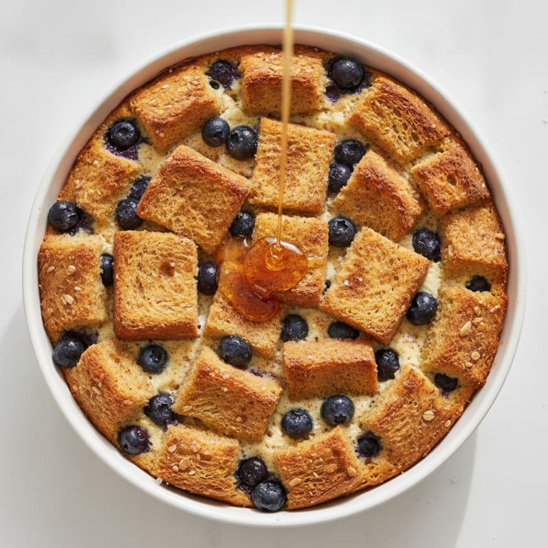 Blueberry Baked French Toast Casserole