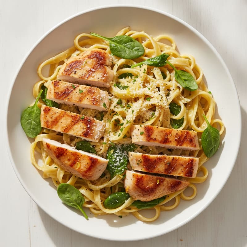 Lemon-Herb Chicken Fettuccine