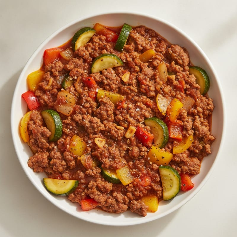 Ground Beef and Vegetable Skillet
