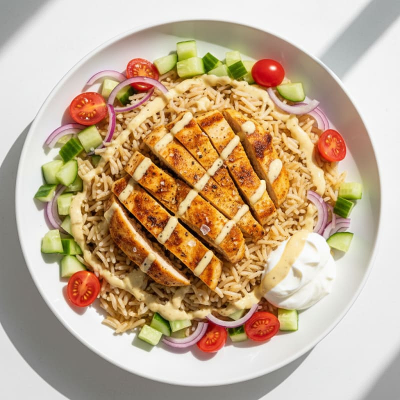 Chicken Shawarma Rice Bowl