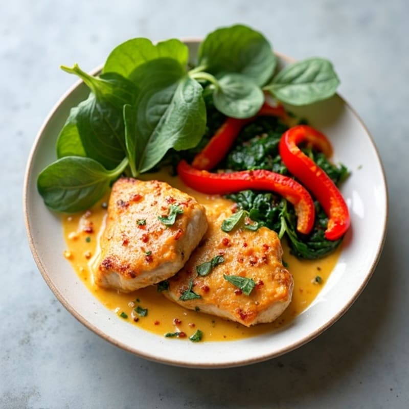 Healthy Creamy Spiced Chicken