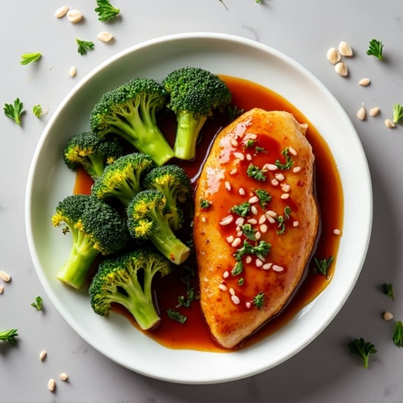Sheet Pan Teriyaki Chicken and Broccoli