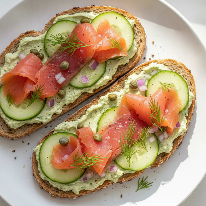 Smoked Salmon with Dill Cream Cheese
