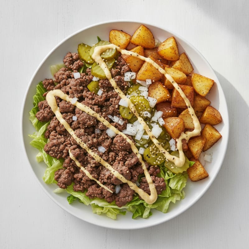 Big Mac Inspired Protein Power Bowl
