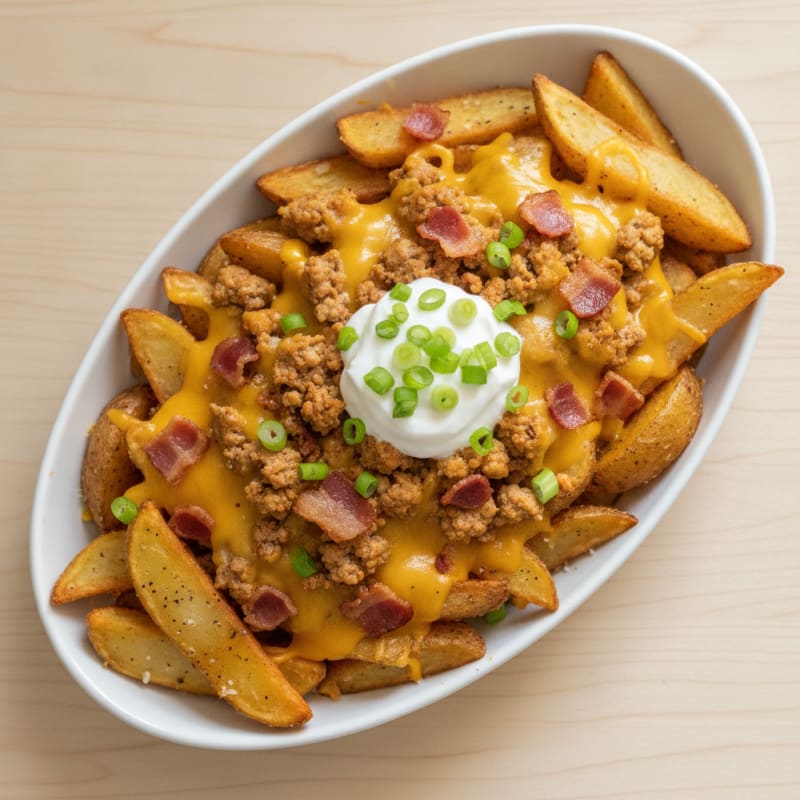 Loaded Bacon Cheddar Fries