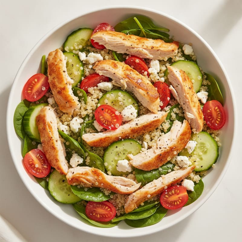Lemon-Herb Chicken & Quinoa Salad