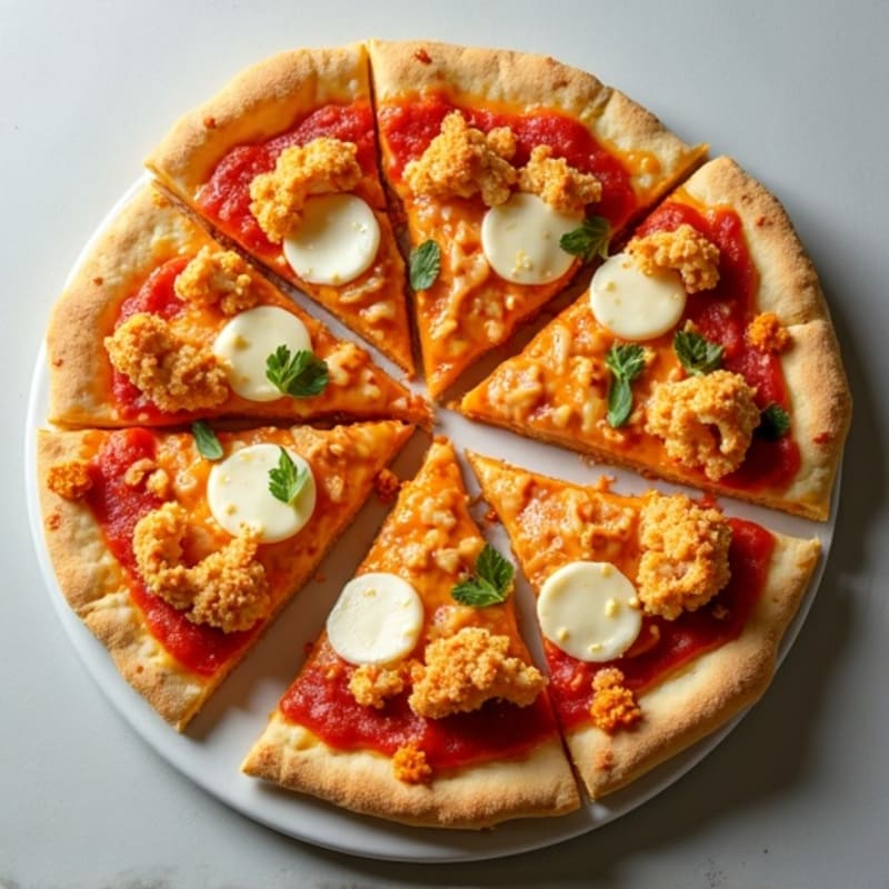 Crispy Buffalo Chicken Pizza