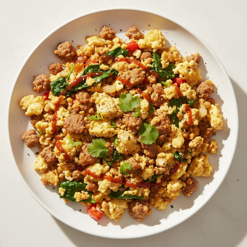 Smoky Chorizo and Egg Scramble