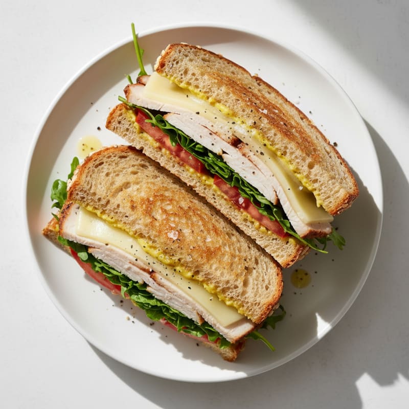 Turkey and Provolone Deli Sandwich