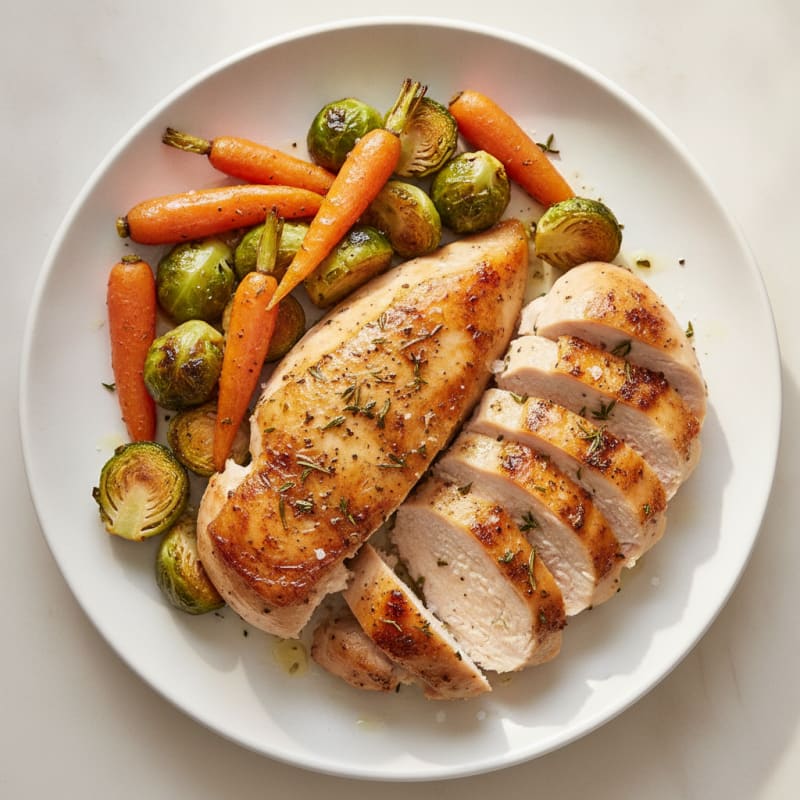 Herb-Roasted Chicken with Roasted Vegetables