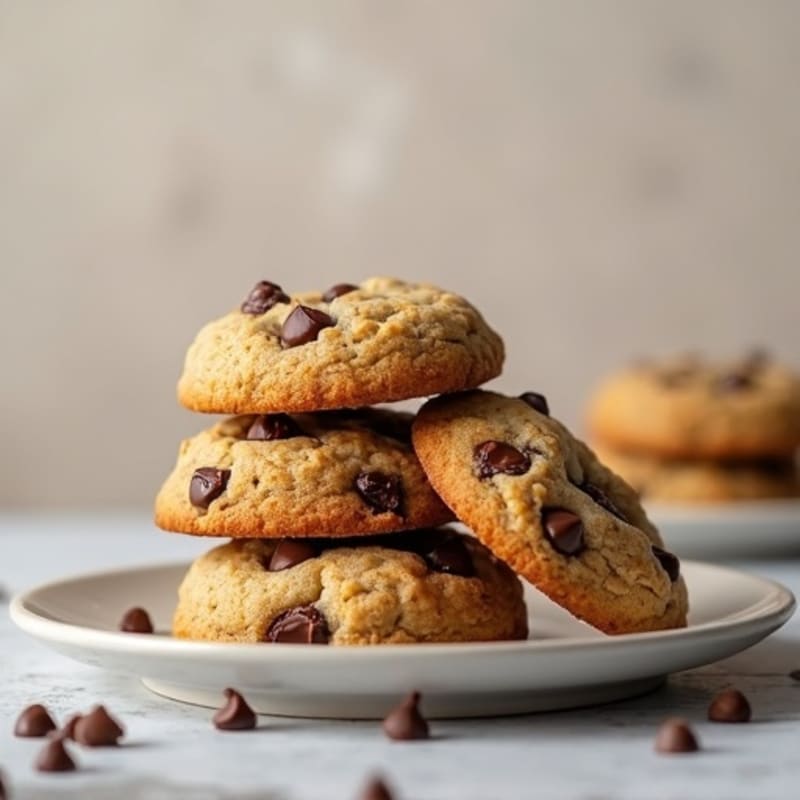 Protein-Packed Almond Flour Chocolate Chip Cookies