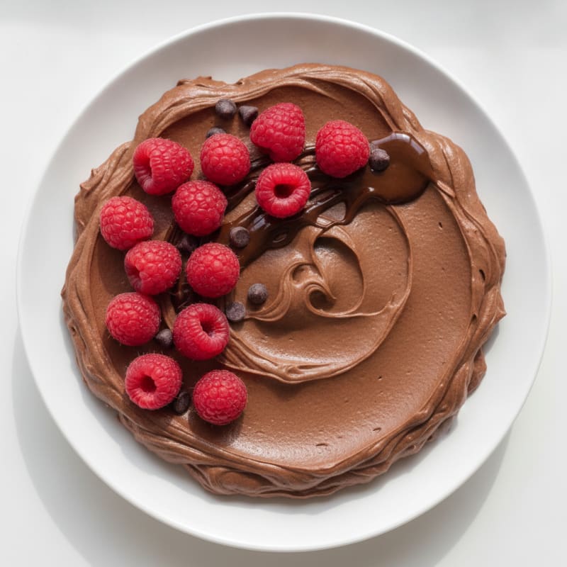 Silky Chocolate Protein Mousse with Greek Yogurt