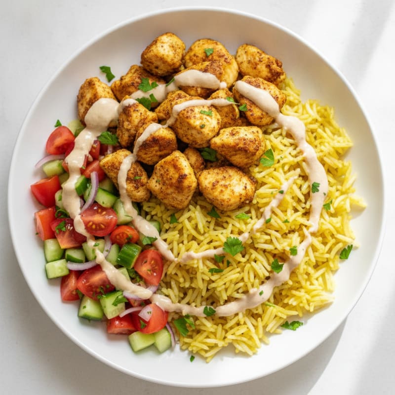 Chicken Shawarma Rice Bowl