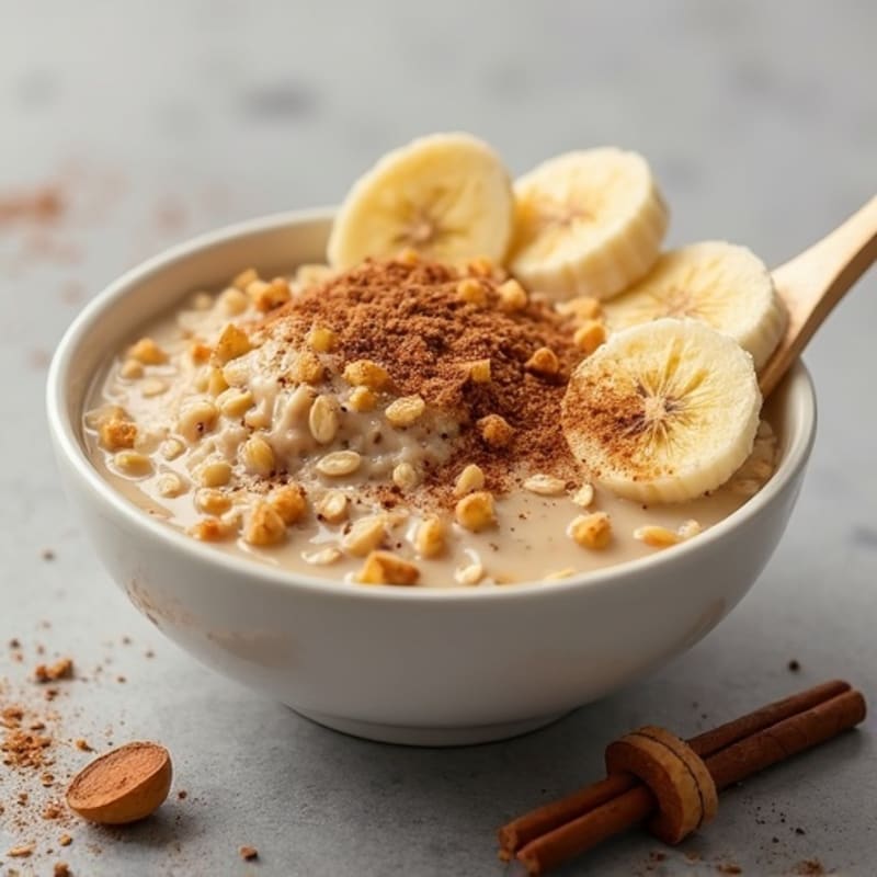Protein-Packed Chai Spiced Oatmeal Bowl