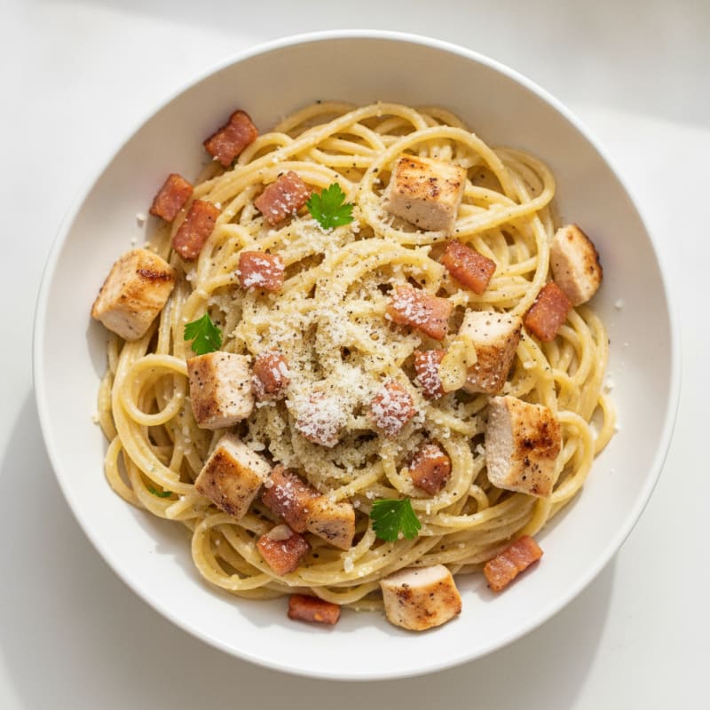 Classic Protein-Packed Carbonara