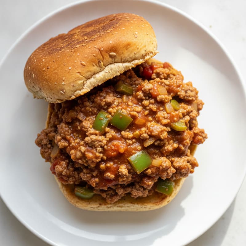 Classic Savory Sloppy Joe Sandwich