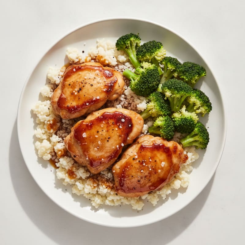 Honey-Soy Glazed Chicken Thighs