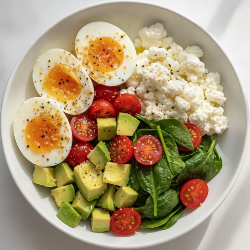 Avocado and Egg Protein Bowl