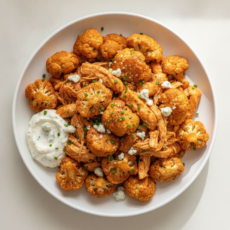 Buffalo Cauliflower Bites