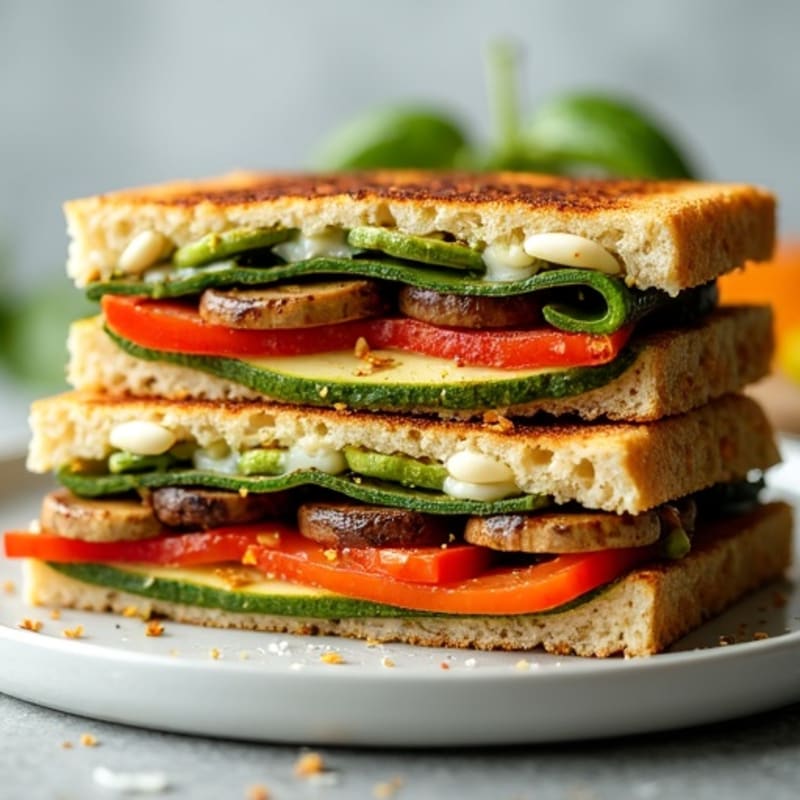 Crispy Roasted Veggie Panini