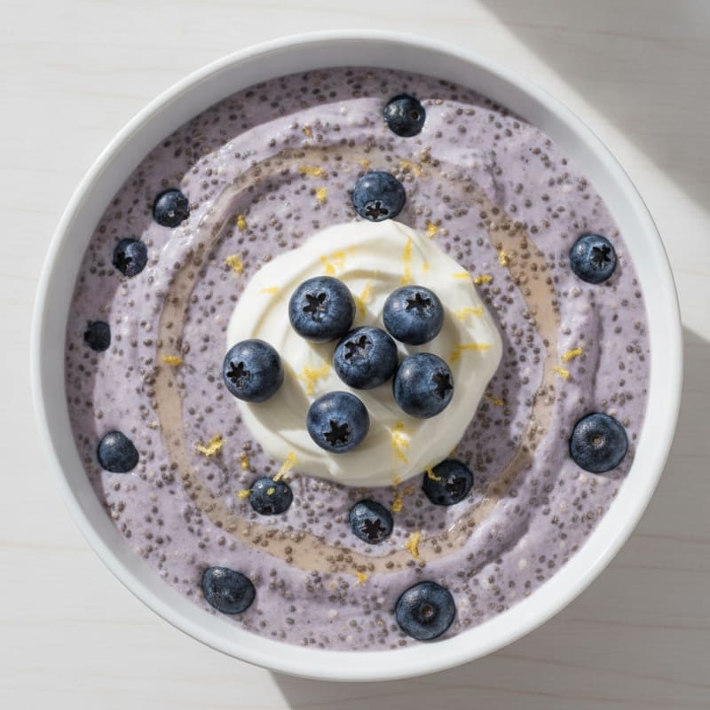 Blueberry Chia Seed Pudding