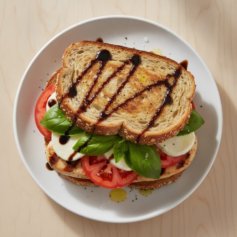 Grilled Balsamic Caprese Sandwich