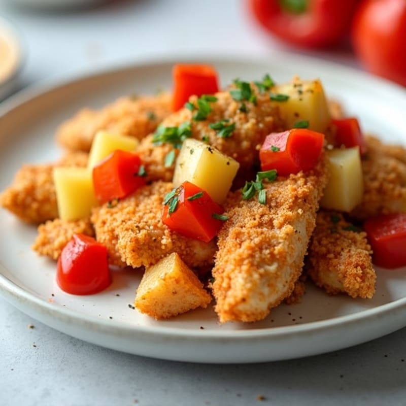 Crispy Baked Sweet and Sour Chicken