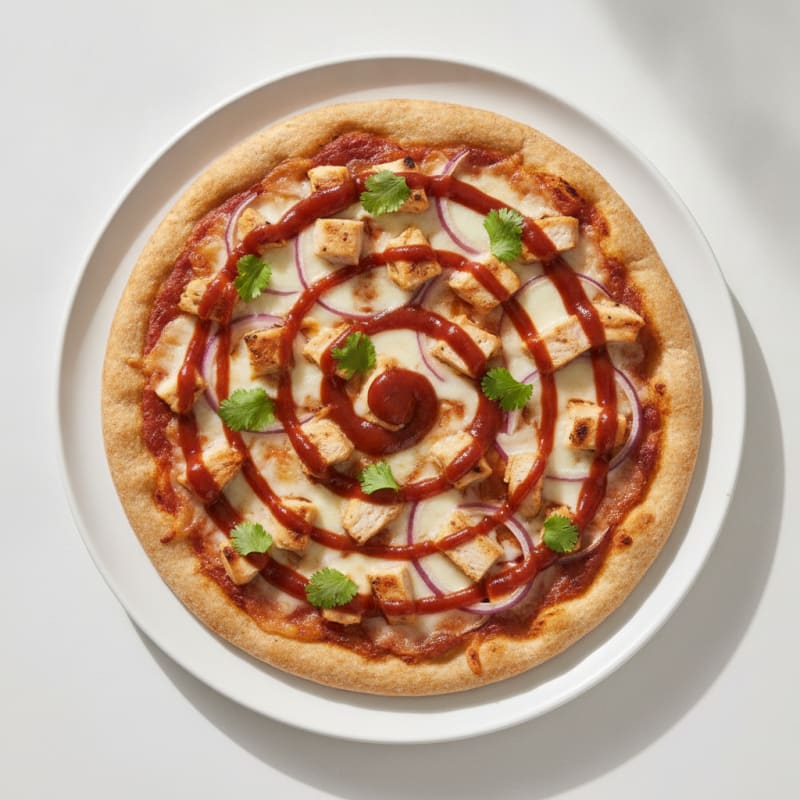 High-Protein BBQ Chicken Pizza