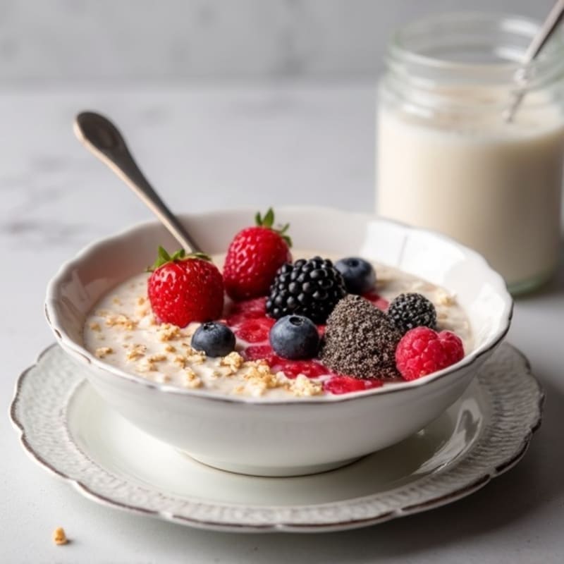 Creamy Berry Overnight Oats