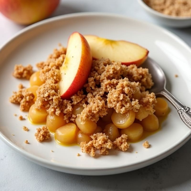 Crispy Oat Apple Crumble