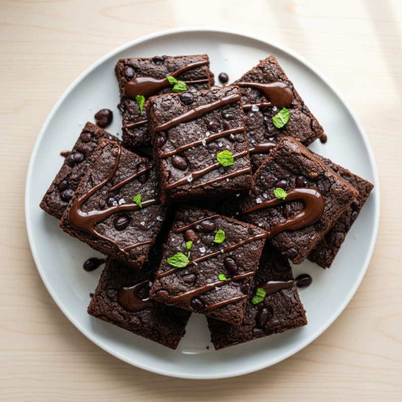 Fudgy Protein Black Bean Brownies