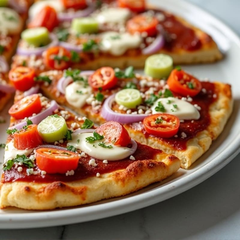 Sheet Pan BBQ Ranch Chicken Pizza