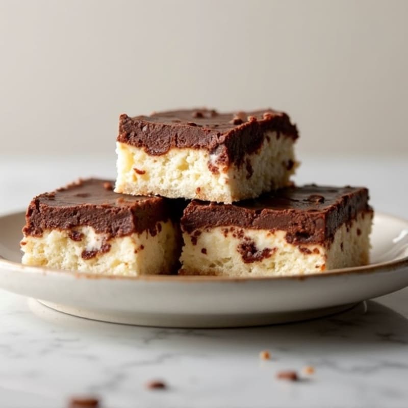 Lightened-Up Greek Yogurt Chocolate Cheesecake Bars