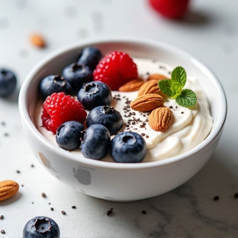 Protein-Packed Berry Greek Yogurt Bowl